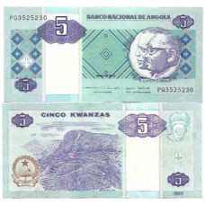 Angola 5 Kwanzas 2010 FE P-144b Angola 5 Kwanzas 2010 FE P-144b