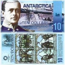 Antártica 10 Dollar Dez/2011 FE Polím
