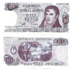 Argentina 10 Pesos 1976 Fe P-300