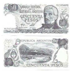 Argentina 50 Pesos 1977 Fe P-301b2