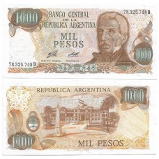 Argentina 1.000 Pesos 1976/82 P-304b1 FE - 78/D