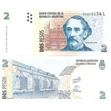 Argentina 2 Pesos 2013 FE P-352a6 Série L