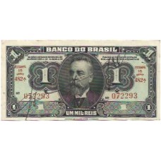Brasil C-001 1 Cruzeiro Autografada 1944 SOB - 072293