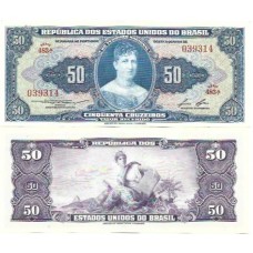 Brasil C-026 50 Cruzeiros 1959 SFE