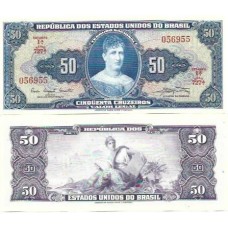 Brasil C-028 50 Cruzeiros 1961 FE