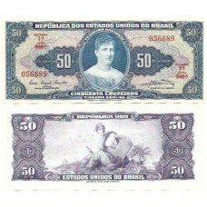 Brasil C-028 50 Cruzeiros 1961 SFE