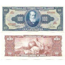 Brasil C-030 100 Cruzeiros 1955 SFE Série 272