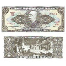 Brasil C-068 5 Cruzeiros 1956 FE