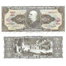 Brasil C-072 5 Cruzeiros 1963 FE