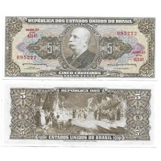 Brasil C-073b 5 Cruzeiros 1964 FE Brasil C-073b 5 Cruzeiros 1964 FE