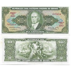 Brasil C-082 10 Cruzeiros 1962 FE