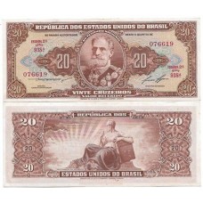 Brasil C-085 20 Cruzeiros 1958 FE