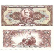 Brasil C-088 20 Cruzeiros 1962 FE