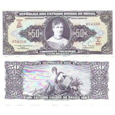 Brasil C-091 50 Cruzeiros 1955 FE