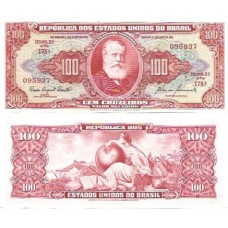 Brasil C-095 100 Cruzeiros 1960 FE