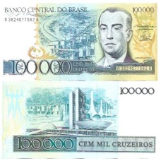 Brasil C-176 100.000 Cruzeiros 1985 SOBFE