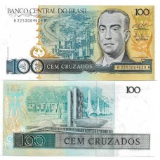 Brasil C-187 100 Cruzados 1987 FE - Série 2253