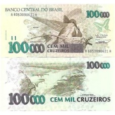 Brasil C-228 100.000 Cruzeiros 1993 FE 1ª da Série