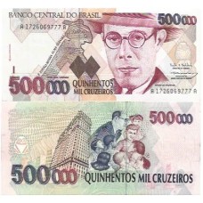 Brasil C-231 500.000 Cruzeiros 1993 FE Brasil C-231 500.000 Cruzeiros 1993 FE