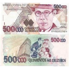 Brasil C-233 500.000 Cruzeiros 1993 FE