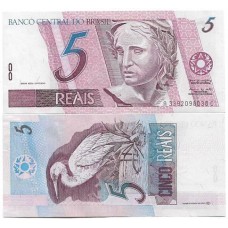 Brasil C-273 5 Reais 1999 SFE/FE Brasil C-273 5 Reais 1999 SFE/FE