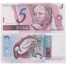 Brasil C-278 5 Reais 2009 FE Brasil C-278 5 Reais 2009 FE