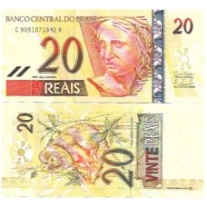 Brasil C-308 20 Reais 2010 FE Brasil C-308 20 Reais 2010 FE