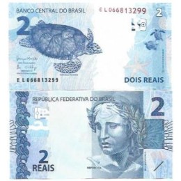 Brasil C-336 EL 2 Reais 2017 FE