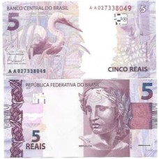 Brasil C-340 AA 5 Reais 2013 FE Brasil C-340 AA 5 Reais 2013 FE