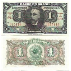 Brasil R-193a 1 Mil Réis 1923 Fe 025146