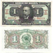Brasil R-193a 1 Mil Réis 1923 FE 092521