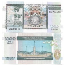 Burundi 1.000 Francs 2009 Fe P-46 Burundi 1.000 Francs 2009 Fe P-46