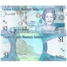 Ilhas Cayman 1 Dollars 2010 FE P-38c - D3 Rainha