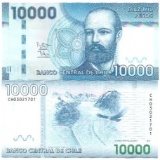 Chile 10.000 Pesos 2013 P-164d FE