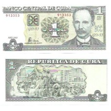 Cuba 1 Peso 2003 FE P-121c Cuba 1 Peso 2003 FE P-121c