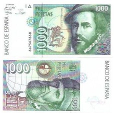 Espanha Spain 1.000 Pesetas 1992 Fe P-163