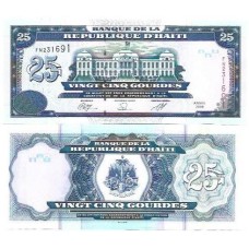 Haiti 25 Gourdes 2009 FE P-266d Haiti 25 Gourdes 2009 FE P-266d
