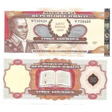 Haiti 20 Gourdes 2001 FE P-271Aa1