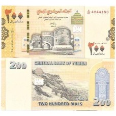 Iêmen Yemen Arab Republic 200 Rials 2018 P-38a FE