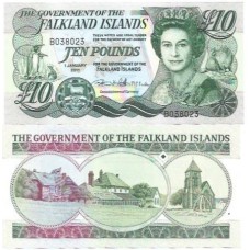 Ilhas Falkland Islands, Malvinas 10 Pounds 2011 FE P-18