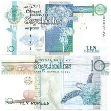 Ilhas Seychelles 10 Rupees 2013 FE P-42a