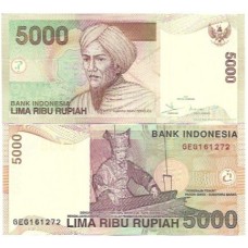 Indonésia 5.000 Rupiah 2001 FE P-142a