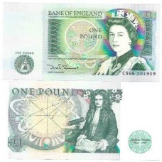 Inglaterra 1 Pound 1982 FE P-377b Rainha