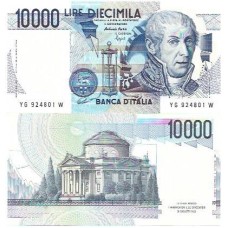 Itália 10.000 Lire (1984) 16-10-1995 FE P-112c2