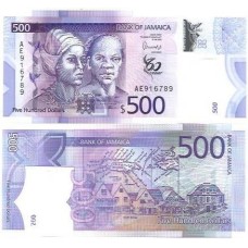 Jamaica 500 Dollars 2022 FE P-98 Polím Comem
