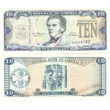 Libéria 10 Dollars 2006 FE P-27c Libéria 10 Dollars 2006 FE P-27c