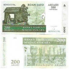 Madagascar 200 Ariary 2004 FE P-87b