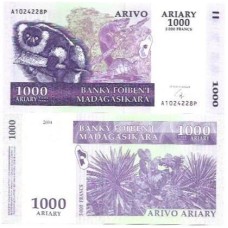 Madagascar 1.000 Ariary 2004 P-89b FE