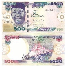 Nigéria 500 Naira 2010 P-30i Fe Nigéria 500 Naira 2010 P-30i Fe
