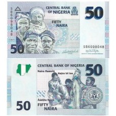 Nigéria 50 Naira 2007 FE P-35b Nigéria 50 Naira 2007 FE P-35b